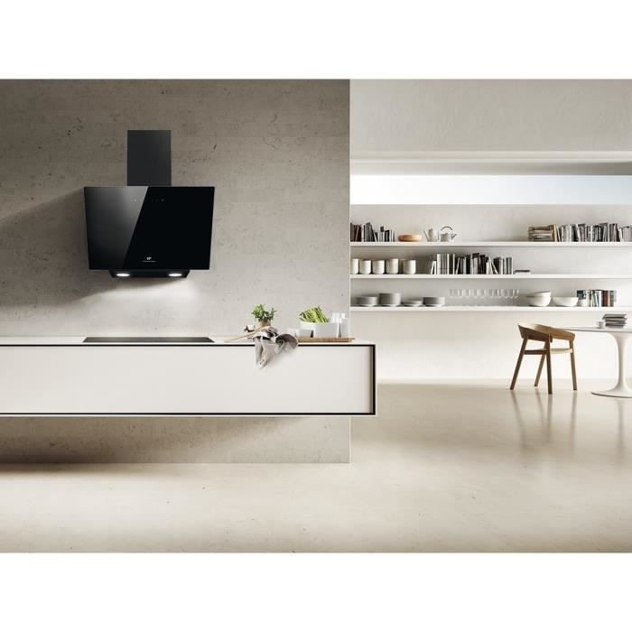 CONTINENTAL EDISON CEHD6065B Black Cooker Hood - 60 cm - A Energy Rating W60
