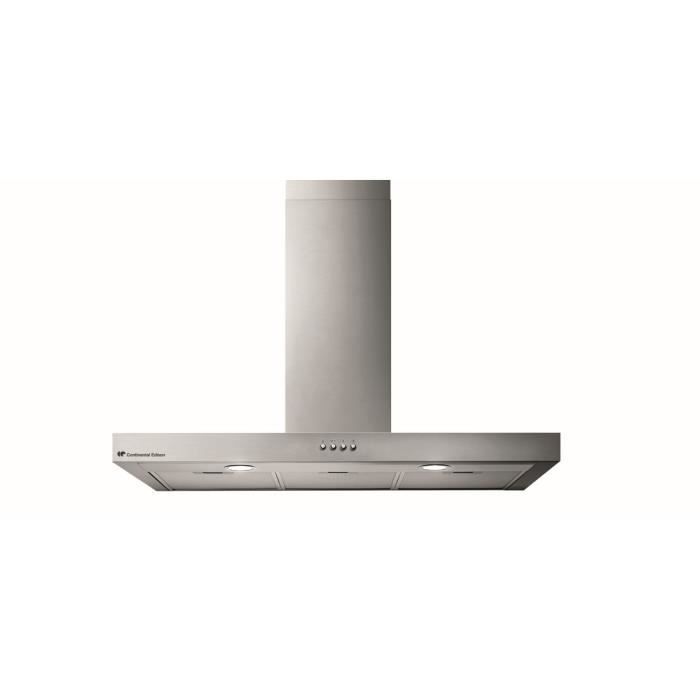 CONTINENTAL EDISON CEHD9058S Stainless Steel Cooker Hood - 90 cm