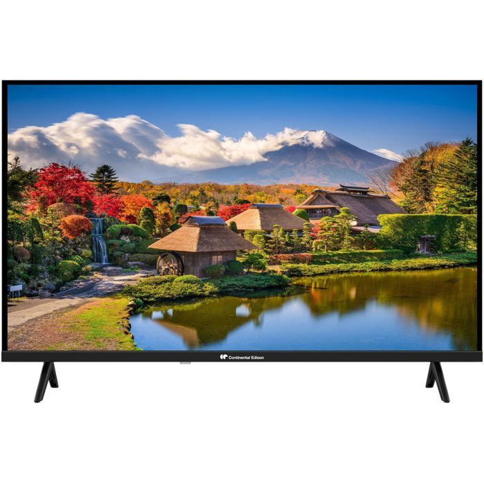 CONTINENTAL EDISON - LED TV 32" (81 cm) - HD - 2xHDMI - 2xUSB - Black - CELED32HD25B6