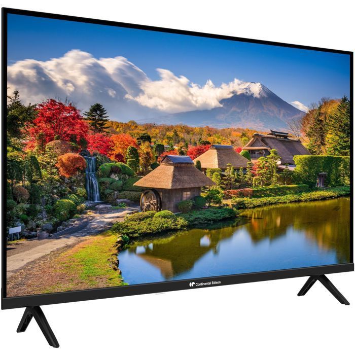 CONTINENTAL EDISON - LED TV 32" (81 cm) - HD - 2xHDMI - 2xUSB - Black - CELED32HD25B6