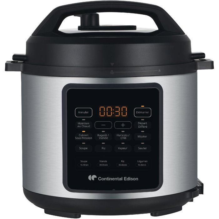 CONTINENTAL EDISON CEMCSP10006L - Multi-cooker Pressure Cooker - 6 L - 1000W