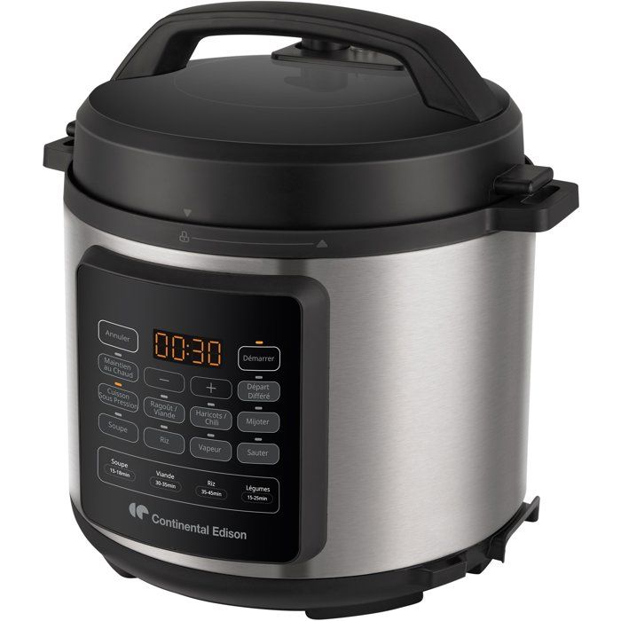 CONTINENTAL EDISON CEMCSP10006L - Multi-cooker Pressure Cooker - 6 L - 1000W