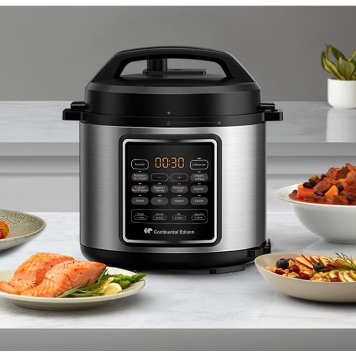 CONTINENTAL EDISON CEMCSP10006L - Multi-cooker Pressure Cooker - 6 L - 1000W
