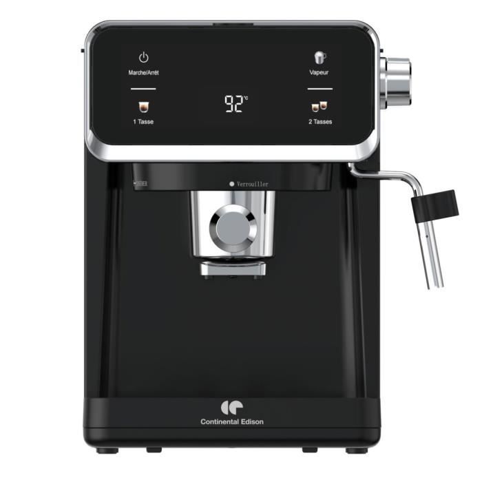 CONTINENTAL EDISON Espresso Machine - CEME19B - 19 Bar Pressure - 1 L Tank