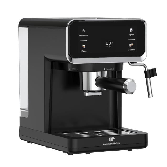 CONTINENTAL EDISON Espresso Machine - CEME19B - 19 Bar Pressure - 1 L Tank