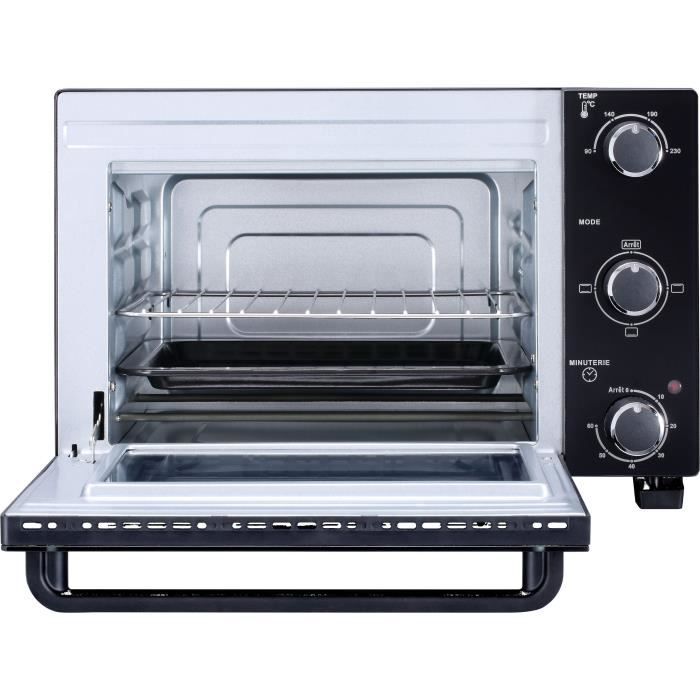 CONTINENTAL EDISON Mini Electric Oven - CEMF22B - 22 L - Black - 1300W - Natural Convection