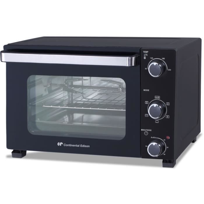 CONTINENTAL EDISON Mini Oven - 35 L - 1500W - Rotisserie, Natural Convection - CEMF35B4