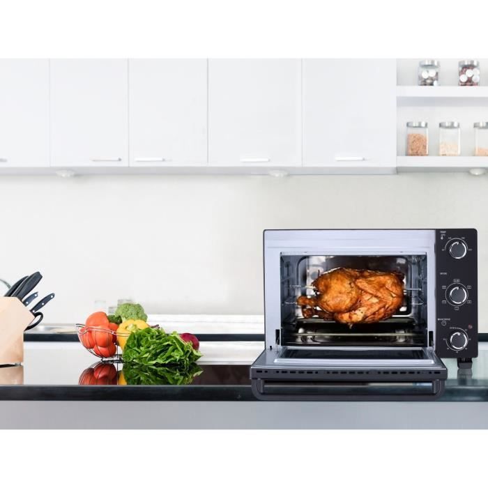 CONTINENTAL EDISON Mini Oven - 35 L - 1500W - Rotisserie, Natural Convection - CEMF35B4