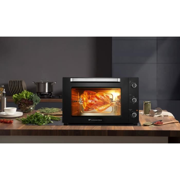 CONTINENTAL EDISON Mini Oven - 75 L - 2400W - Fan Oven - CEMF80B W68 D48