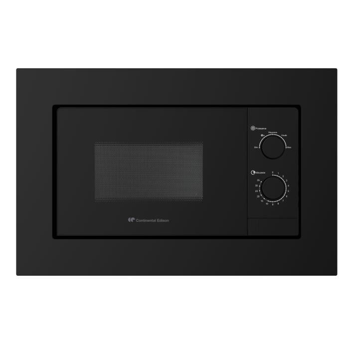 CONTINENTAL EDISON CEMO20EBM2 Built-in Microwave - Black - 1280 W - 20 L W59.5 D35.3