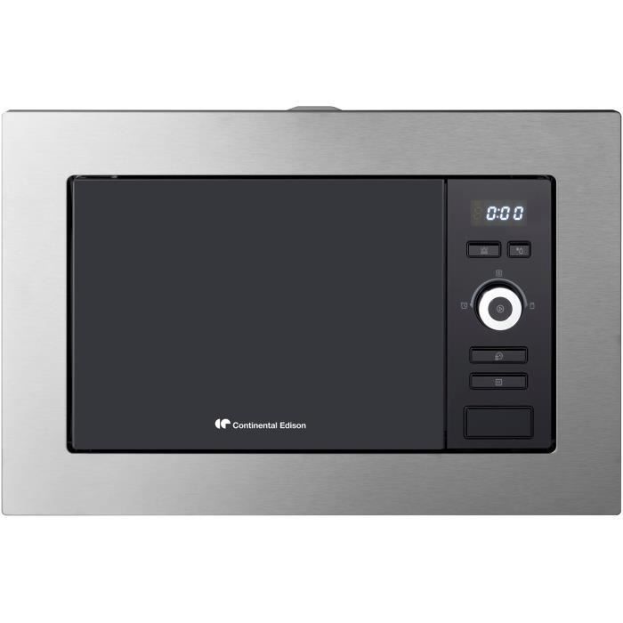 CONTINENTAL EDISON MO20IXEG Built-in Microwave Oven with Grill - 20 L - Stainless Steel
