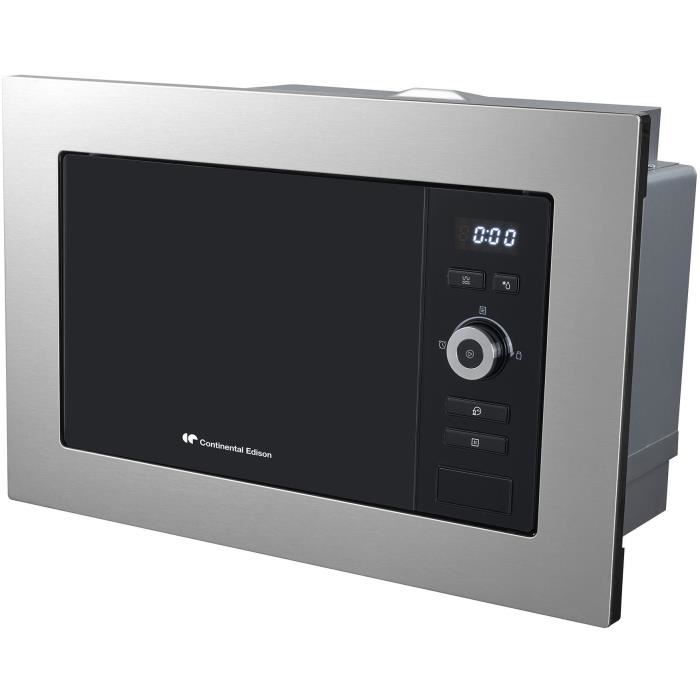 CONTINENTAL EDISON MO20IXEG Built-in Microwave Oven with Grill - 20 L - Stainless Steel