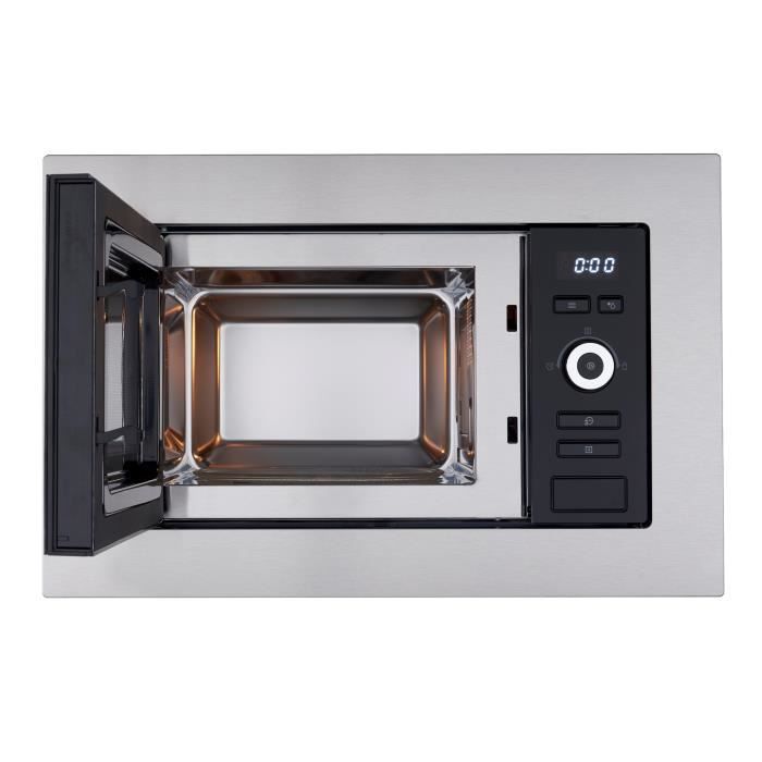 CONTINENTAL EDISON MO20IXES Built-in Microwave Oven - Black and Stainless Steel - 20 L W59.5 D34.5