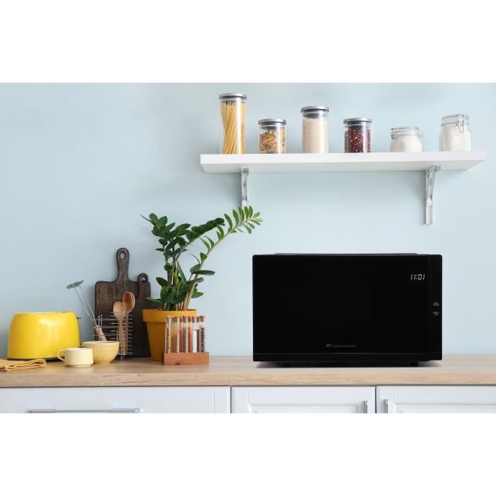 CONTINENTAL EDISON CEMO23B Microwave - Black - 1280W - 23 L W48 D33.7