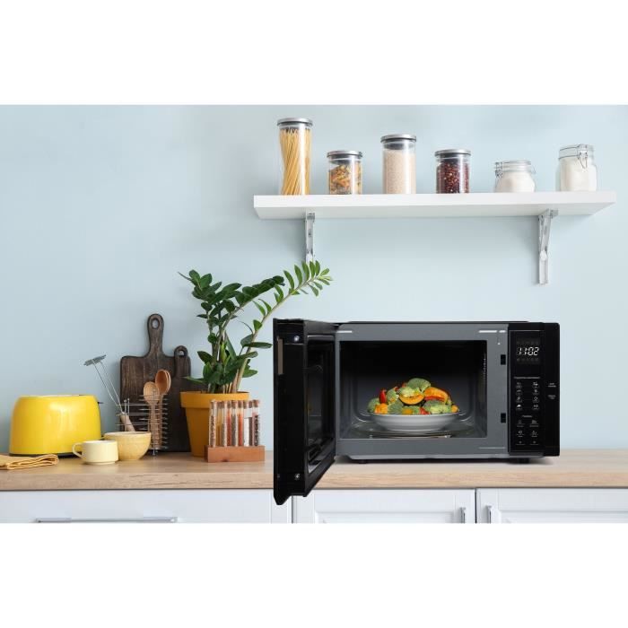 CONTINENTAL EDISON CEMO23B Microwave - Black - 1280W - 23 L W48 D33.7