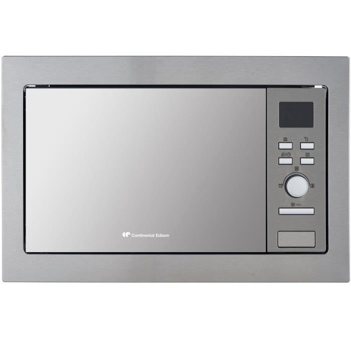 CONTINENTAL EDISON CEMO25GE2 Built-in Microwave Grill - 25 L - Silver W59.5 D40