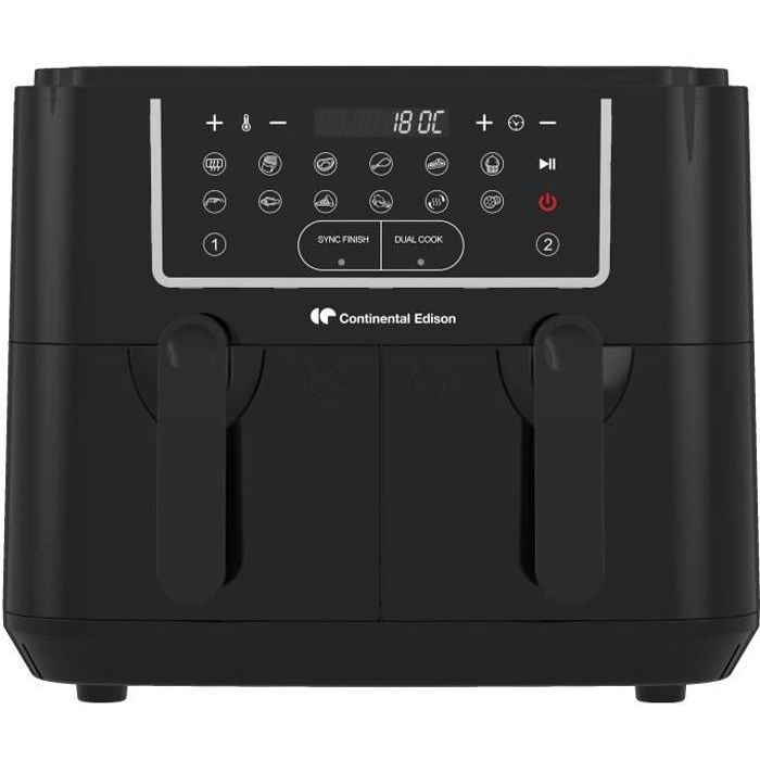 CONTINENTAL EDISON CERFRSH24002CB Air Fryer - 9 L Capacity - 2400W - Black