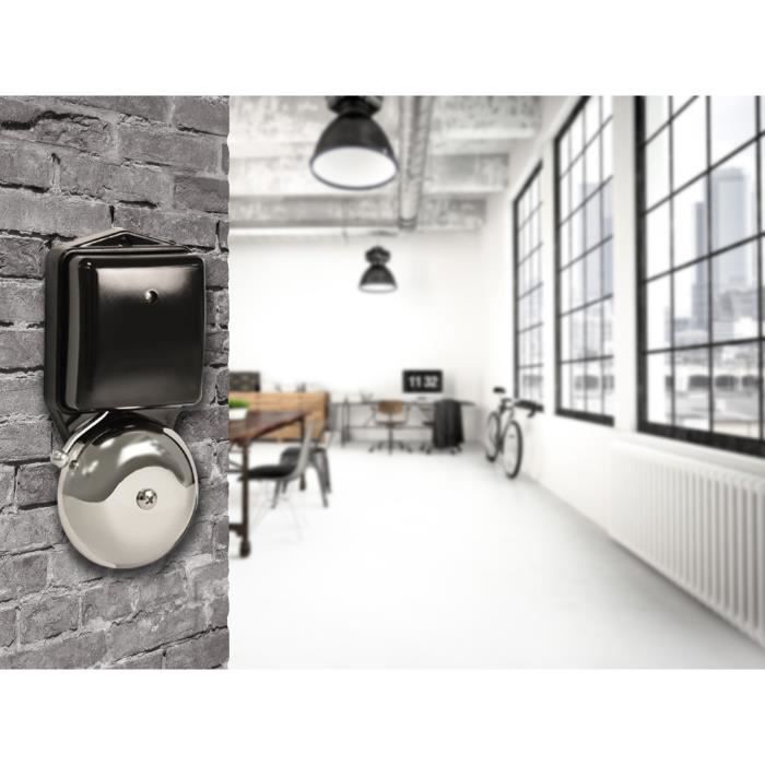 SCS SENTINEL RetroBell Wired Doorbell - Industrial Design - 2 Wires - 1 Ringtone - 80 dB