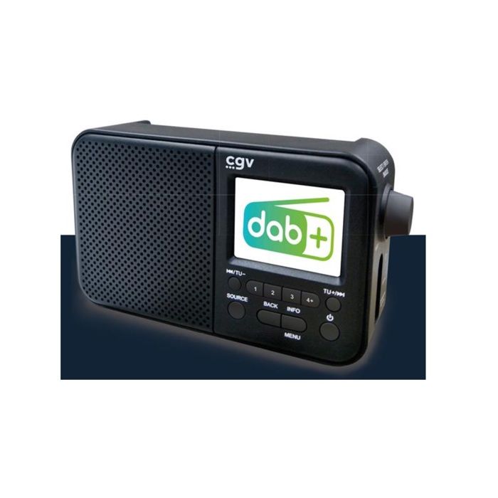 Portable DAB+ and FM Radio - CGV - DR7+ - 2.4 TFT Color Screen