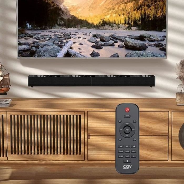 CGV Soundbar - BDS ALTO - Integrated Subwoofers - 80W - HDMI ARC and Optical
