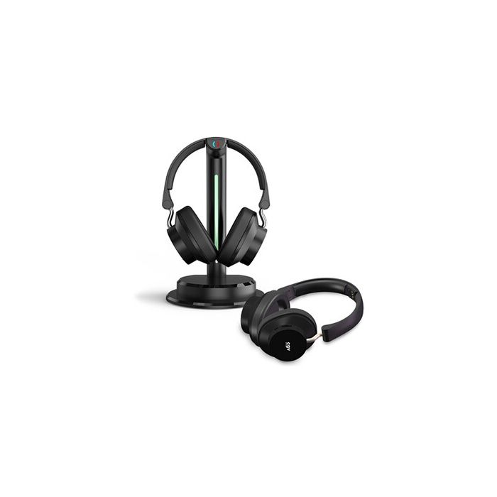CGV Prelude 3 Duo TV Headphones - Circumaural - Wired - Black