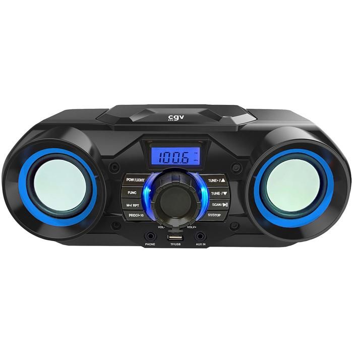 CGV SG-1 Portable CD Radio - Bluetooth 5.0 - USB - SD