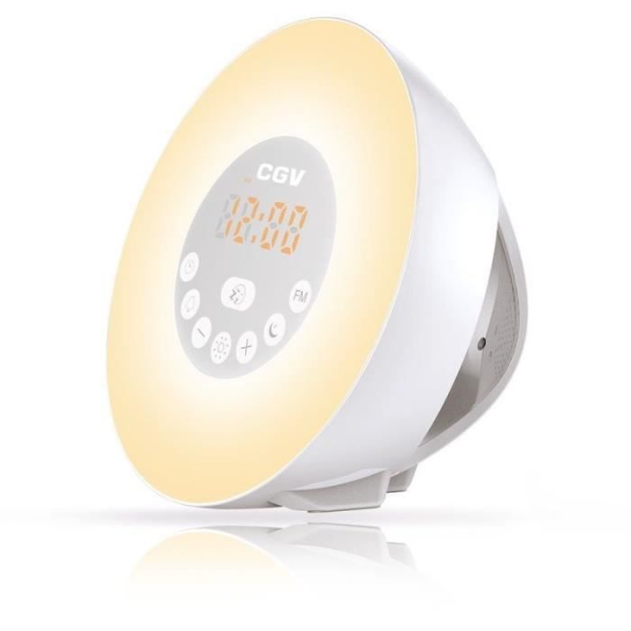 CGV Alarm Clock Radio ARUNA - Sunrise Simulator - DAB+, FM, Web