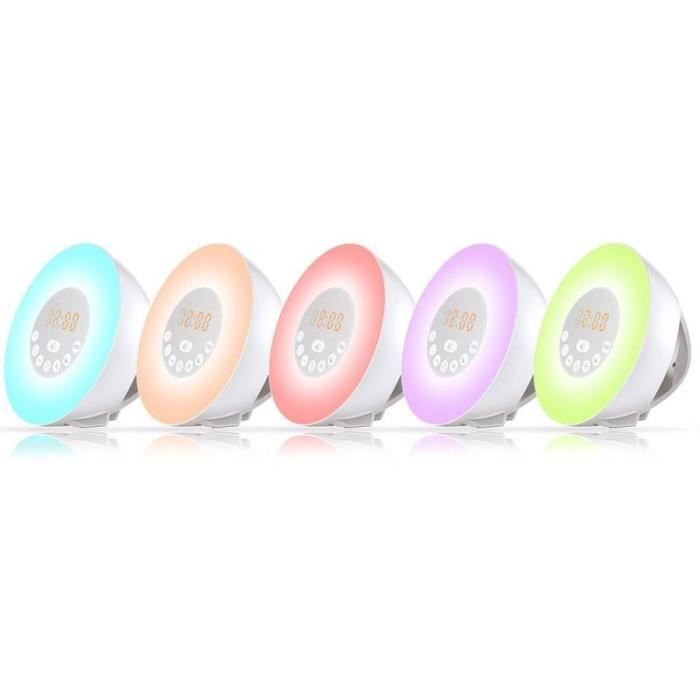 CGV Alarm Clock Radio ARUNA - Sunrise Simulator - DAB+, FM, Web