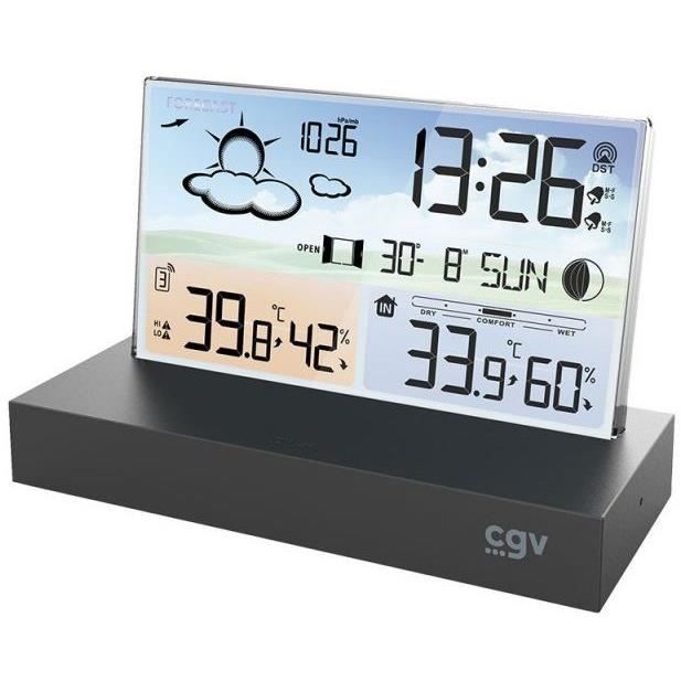 CGV Weather Station - METEOFLEX - Wireless - Flat Screen - Model 19004