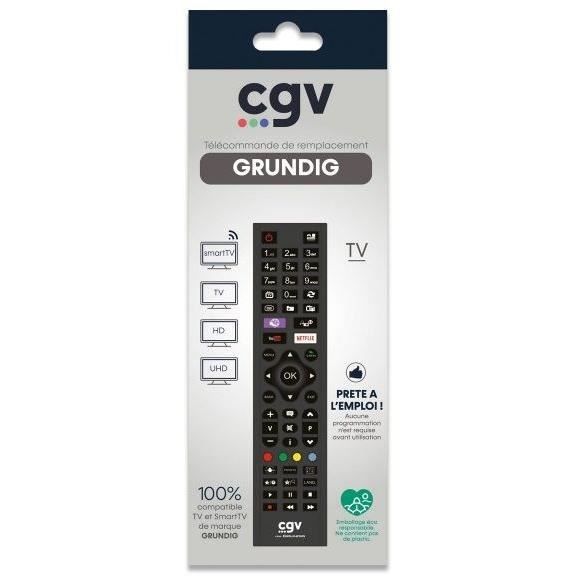 CGV Replacement Remote Control - FIDELIO Grundig - For Grundig TVs - Ready to Use