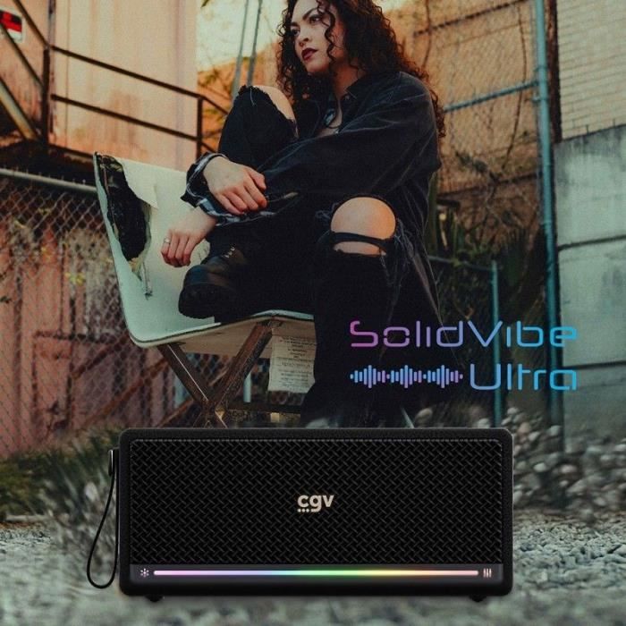 CGV Bluetooth Speaker - 50911 - SolidVibe Ultra - 40W Subwoofer 2x20W