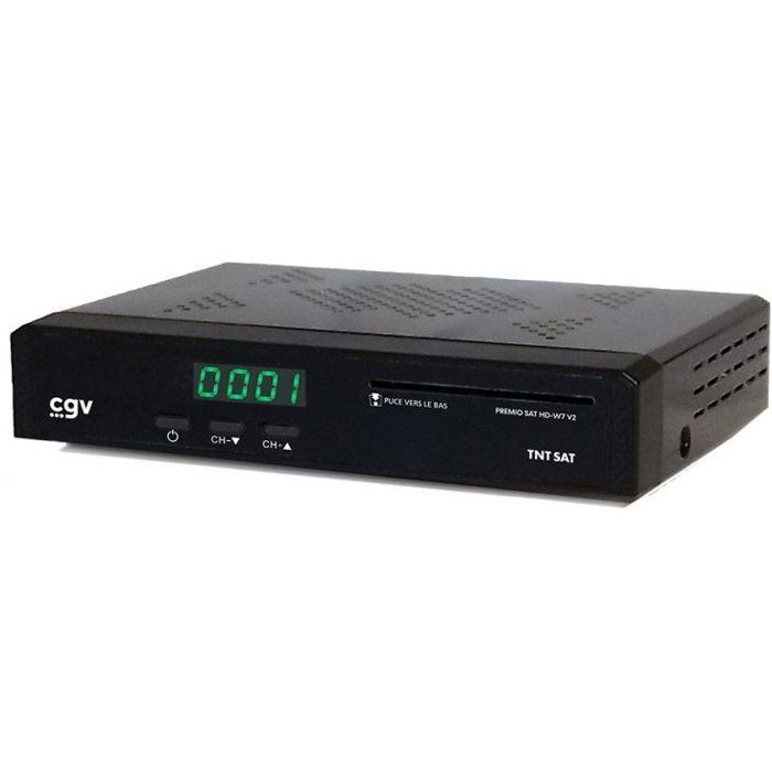 CGV HD Satellite Receiver - PREMIO SAT HD W7 V2 - TNT SAT - Motorhome Compatible