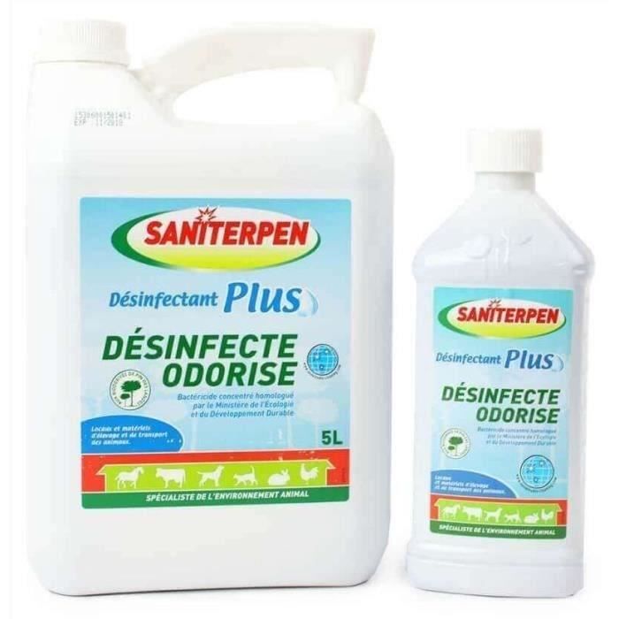 SANITERPEN Plus Disinfectant - 5 L - Concentrated Bactericide