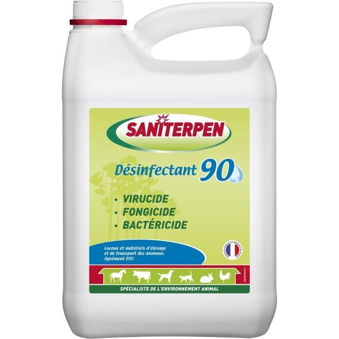 SANITERPEN 90 Disinfectant - 5 L - For Animal Habitats and Equipment