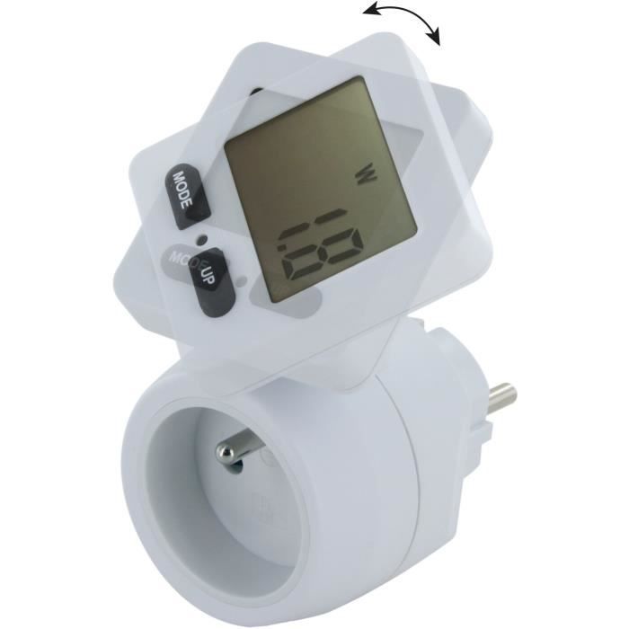 CHACON - Fuel Consumption Measurement Socket - 54351 - Rotating Screen - FR