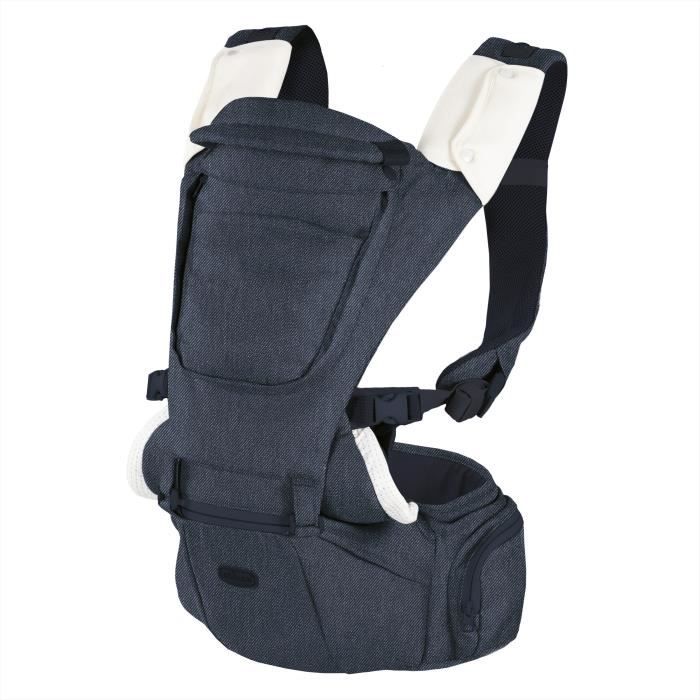 Chicco Hip Seat Denim Baby Carrier - Ergonomic - Unisex - Birth to 15 kg