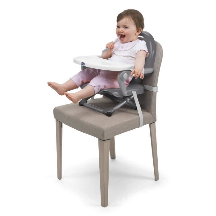 CHICCO Pocket Snack Table Riser - Dark Grey