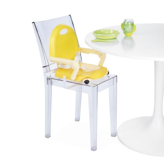 CHICCO Saffron Pocket Snack Booster Seat - Adjustable Tray