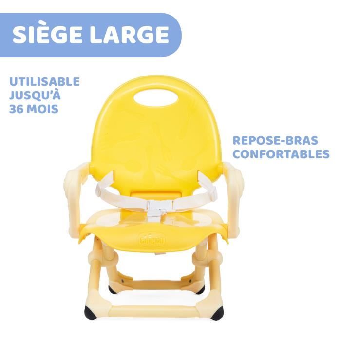 CHICCO Saffron Pocket Snack Booster Seat - Adjustable Tray
