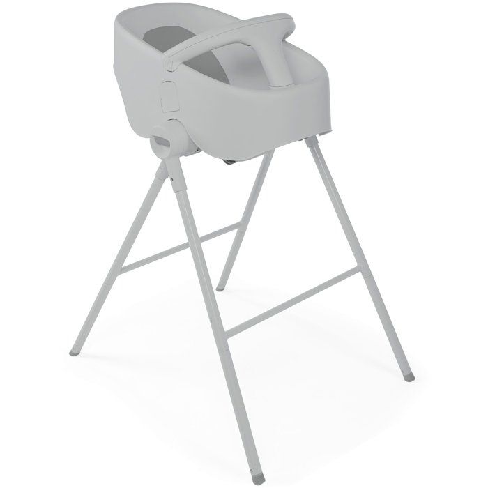 CHICCO Bubble Nest Baby Bath Tub for 0-12 Months - Cool Gray
