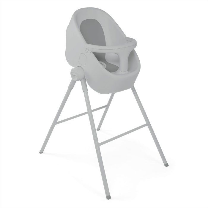CHICCO Bubble Nest Baby Bath Tub for 0-12 Months - Cool Gray