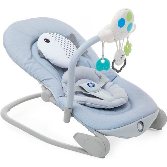 Chicco Convertible Bouncer - Balloon Dots, Musical, with Toy Bar and Vibration