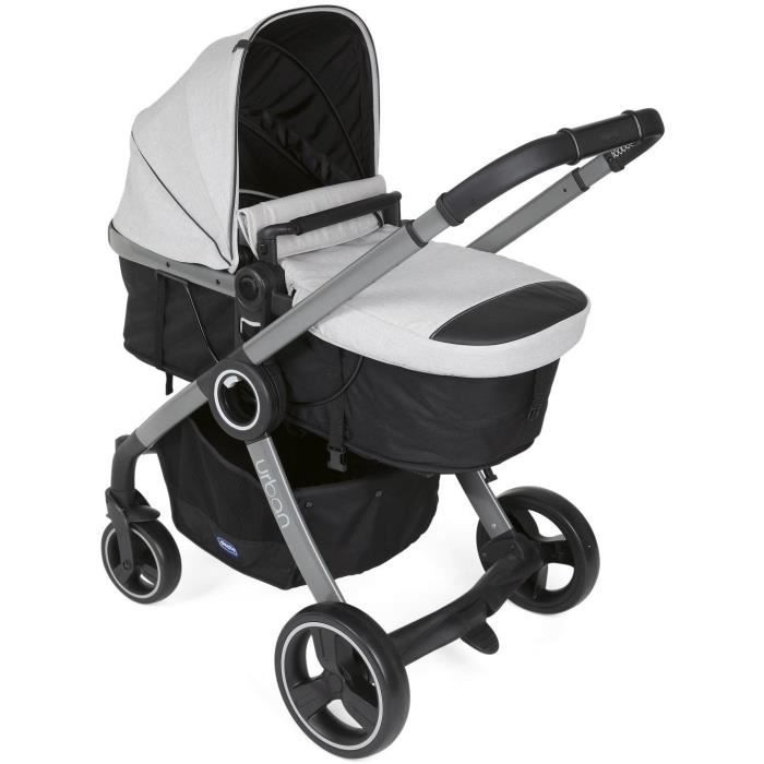 CHICCO Urban Pro Stroller - Grey Mist - Reversible Seat - Compact Fold