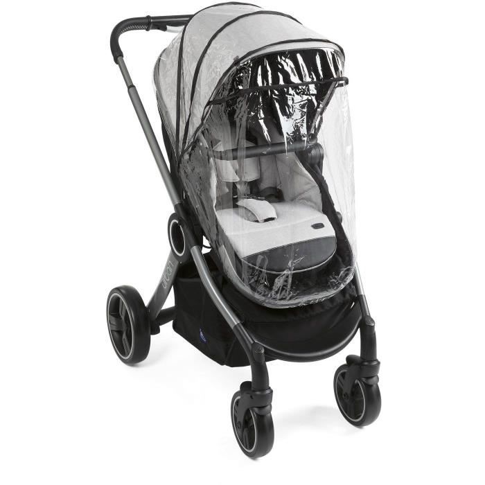 CHICCO Urban Pro Stroller - Grey Mist - Reversible Seat - Compact Fold