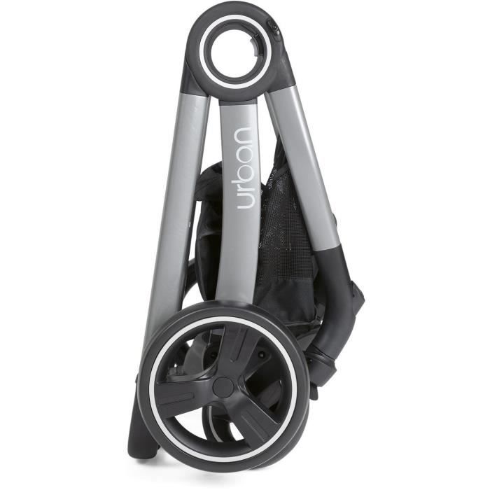 CHICCO Urban Pro Stroller - Grey Mist - Reversible Seat - Compact Fold