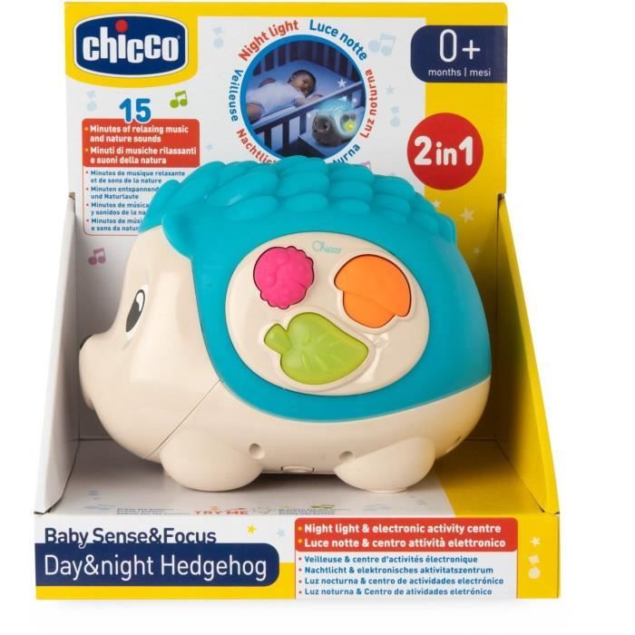 Chicco Sensory Hedgehog Activity Toy - Nightlight - From Birth