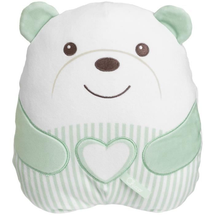 CHICCO - Soft Plush Teddy Bear - Green - From Birth