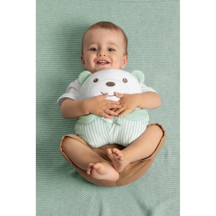 CHICCO - Soft Plush Teddy Bear - Green - From Birth