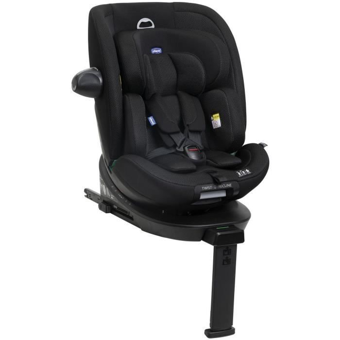 Chicco Everone Car Seat - Group 0/1/2/3 - i-Size - Swivel - Reclining - Black