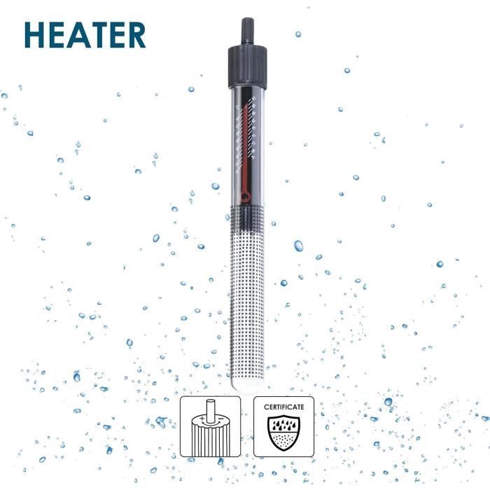 CIANO 60 L Aquarium - Filter + LED + Heater - FOAM 30PPI - CF80 - Black